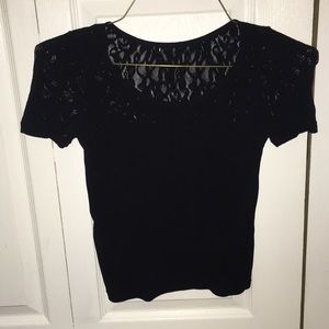 Black Lacey shirt